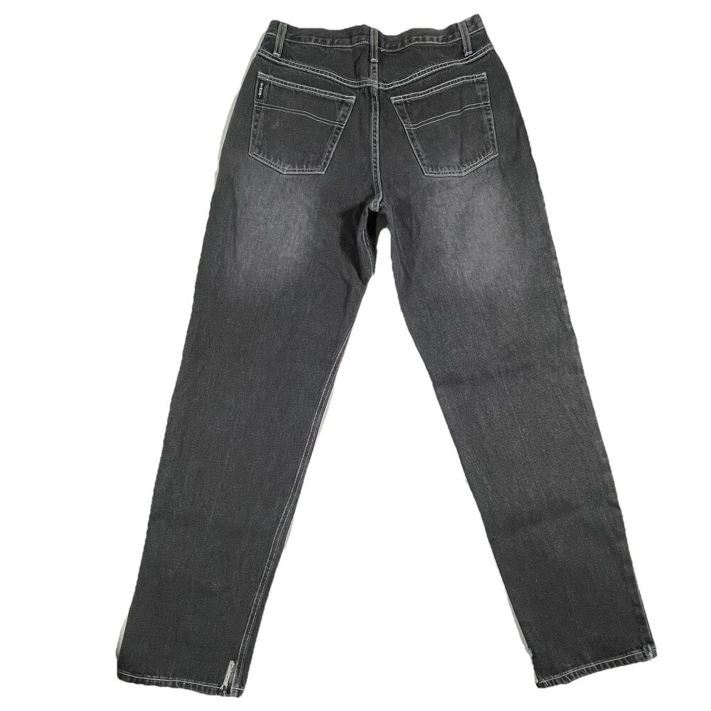 Vintage Cinch Black Wash Bootcut Jeans Mens 31x34 Western Cowboy Y2K
